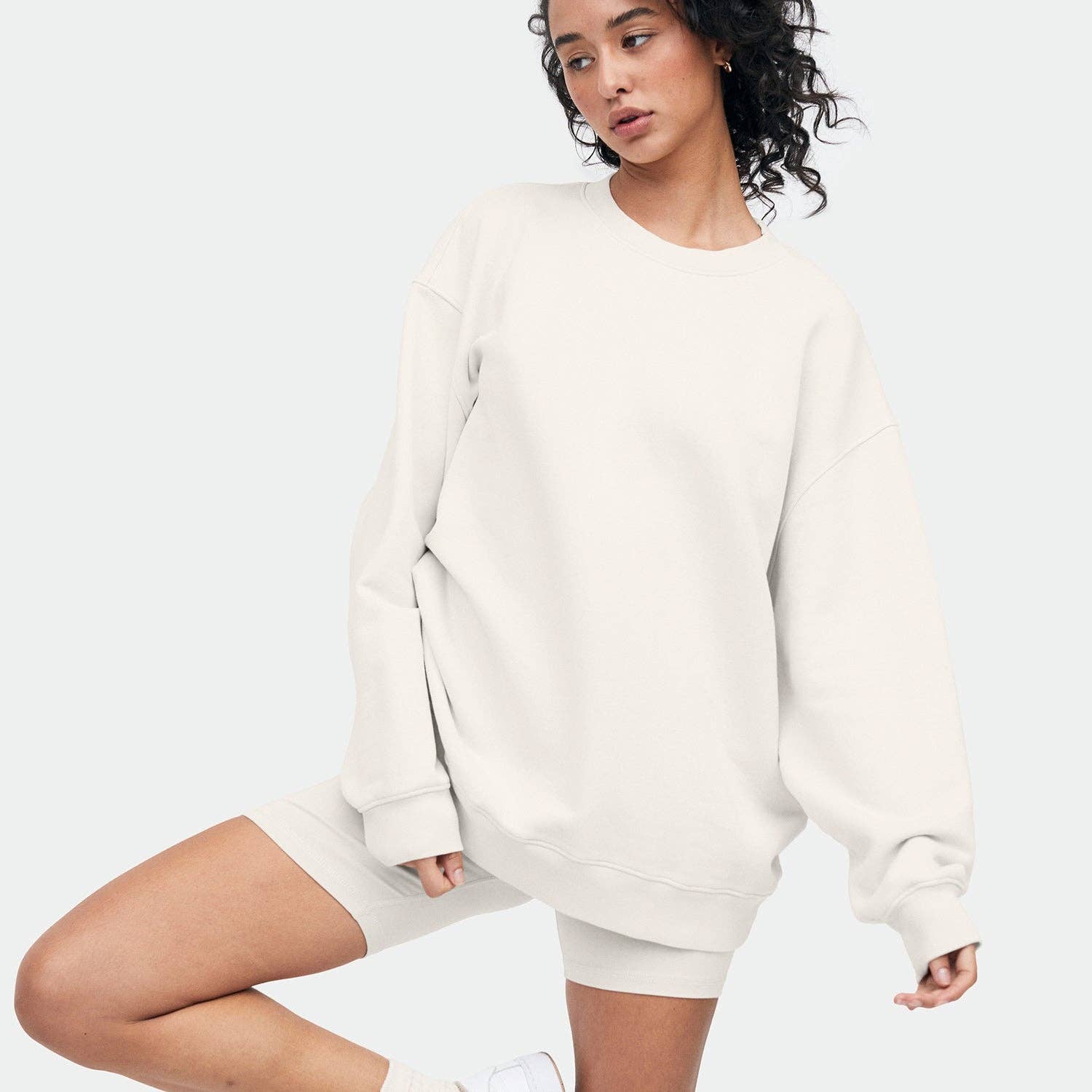 Fleece Oversized Sweatshirt